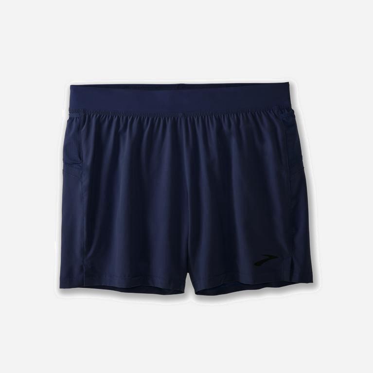 Brooks Sherpa 5 2-In-1 Hardloopshorts voor Heren Donkerblauw (GQIYZ-9763)